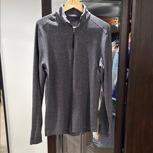 lululemon athletica Men's Charcoal Zip-Up Sweater